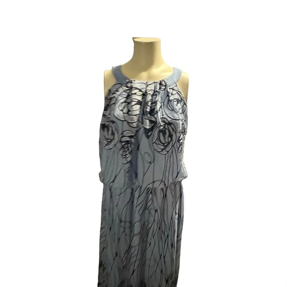 size 16 Robbie Bee Black and White Floral Maxi Dress NWT - Picture 6 of 11
